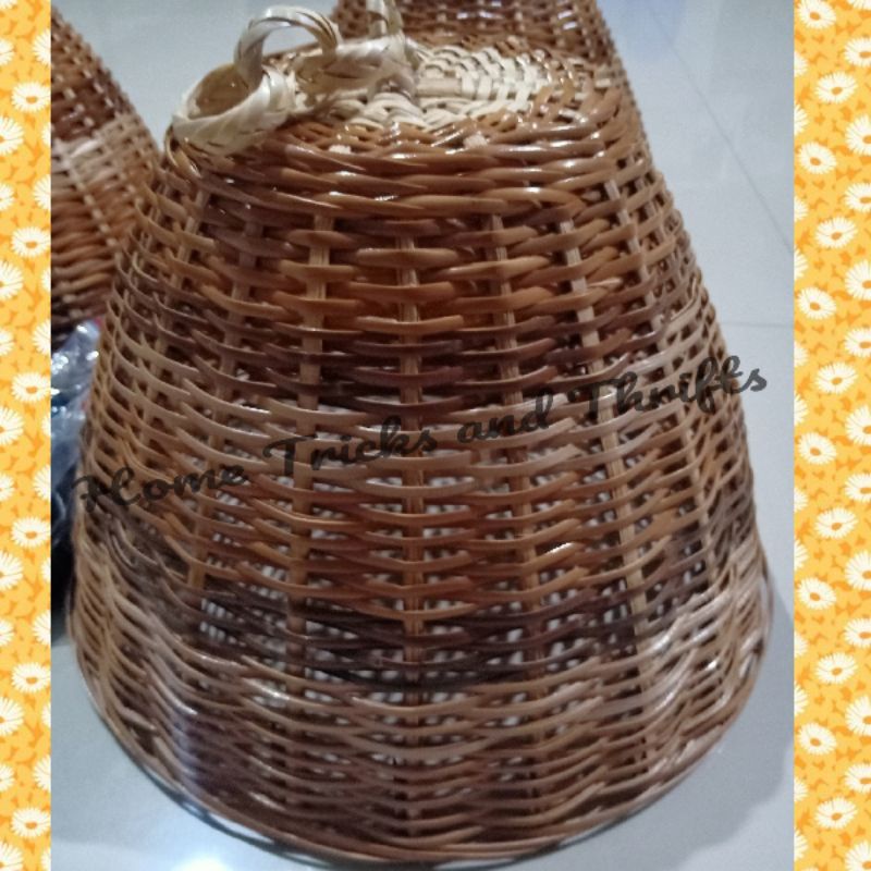 Handmade Native Rattan(Uway) Umbrea Lamp Chandelier Boho Minimalist ...