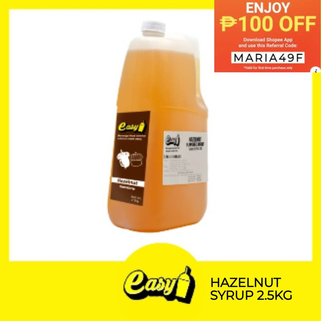Easy Brand - Hazelnut Syrup 2.5kg | Shopee Philippines