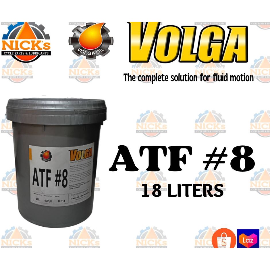 VOLGA ATF 8 18 LITERS Shopee Philippines
