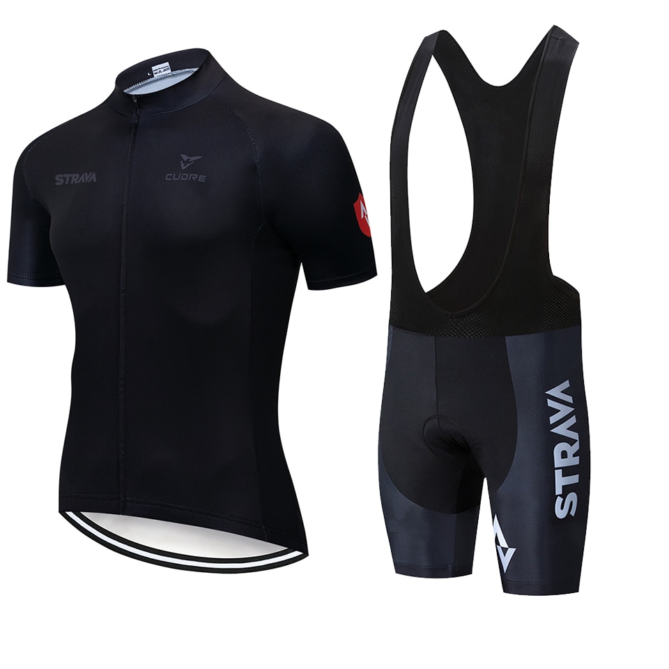 Ready Stock STRAVA Cycling Jersey Short Sleeve Set Quick Dry Men Bicycle Clothing Bike Jersey Sets MTB Bike Suit Shopee Philippines