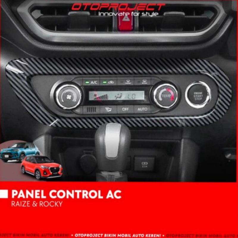 Raize Rocky Injek Carbon AC Dashboard Panel | Shopee Philippines