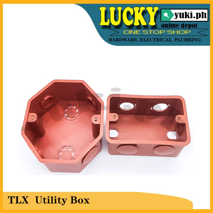 TLX PVC JUNCTION BOX / UTILITY BOX (sold per piece)