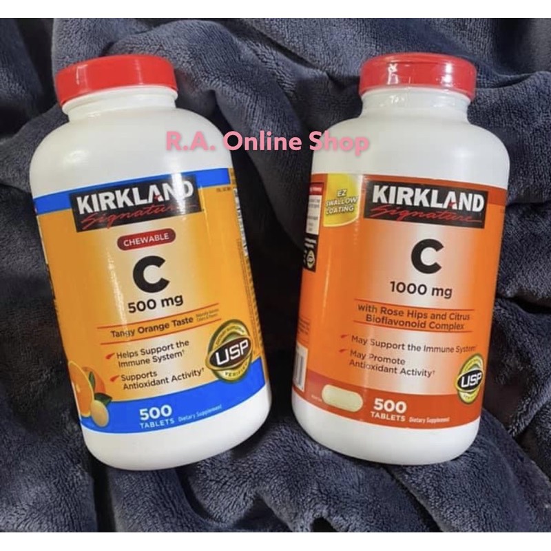 Kirkland Vitamin C 500mg = 500tablets Shopee Philippines