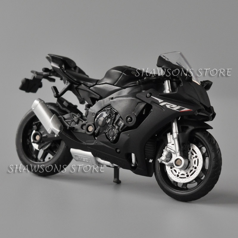 1:18 Scale Diecast Motorcycle Model Toys Yamaha YZF-R1 Sports Bike ...