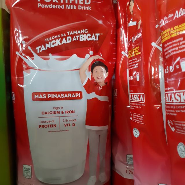 Alaska powdered milk for 1 sales year old