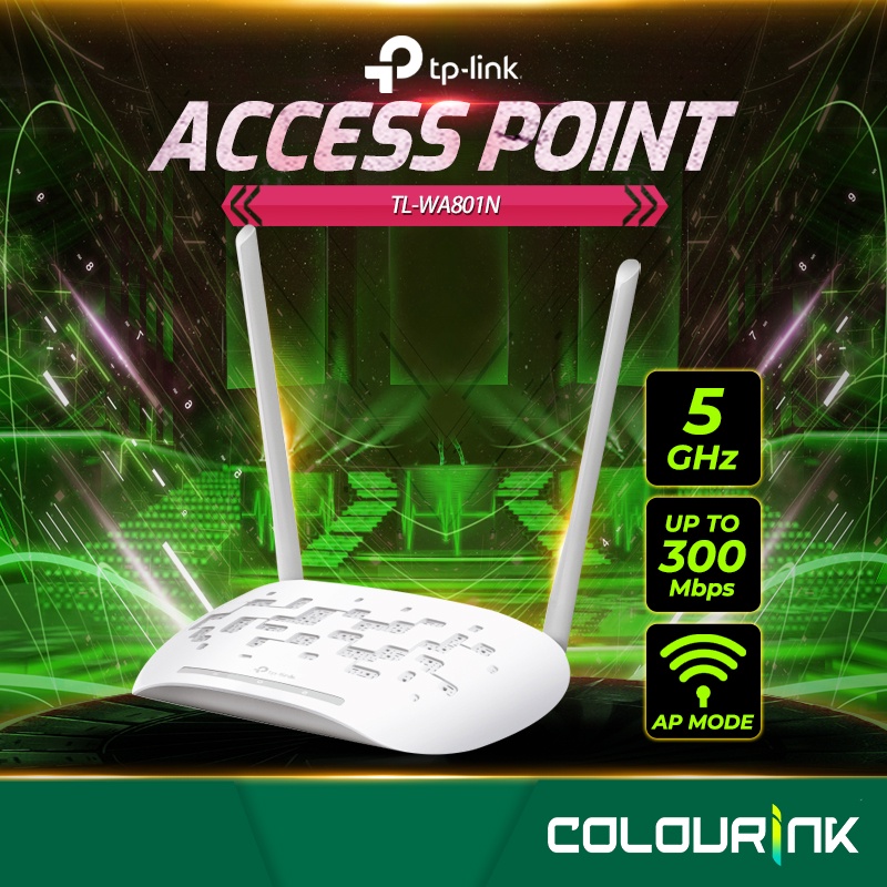 TPLink TLWA801N 300mbps Wireless N300 Access Point AP WiFi Router POE