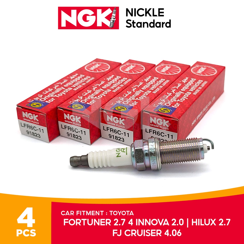 NGK LFR6C-11 Standard Spark Plug for Toyota Innova 2.0 Hilux 2.7 ...