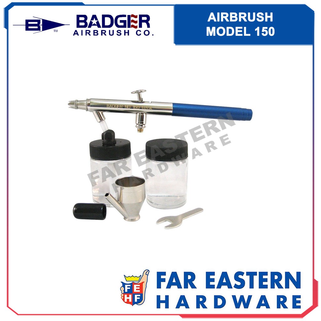 BADGER Airbrush Kit 100LG | 100 | 150 Air Brush Made in USA | Shopee ...