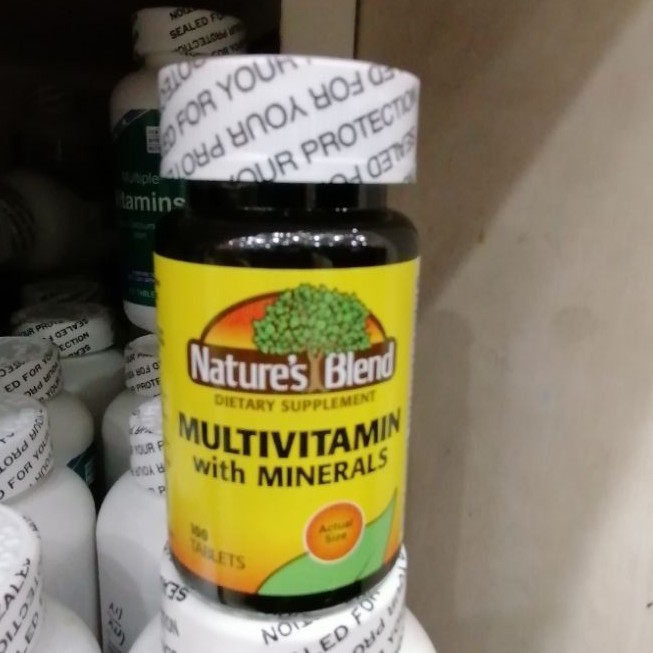 Nature's Blend Multivitamin and Minerals (100 Tablets) Shopee Philippines
