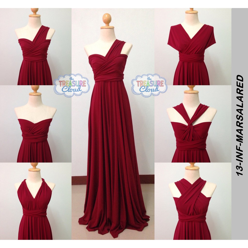 Marsala red gown hotsell