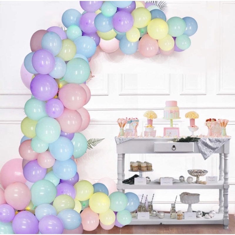 Pastel color balloons arch garland balloons Shopee Philippines