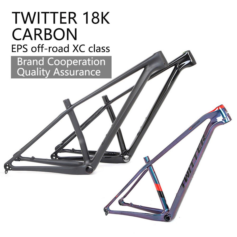 TWITTER Mountain Bike Frame 18K Carbon Fiber Frame MTB XC M5 Bicycle