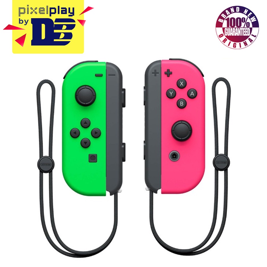 Nintendo Switch Joy-Con Controllers Neon Green Neon Pink L R | Shopee ...