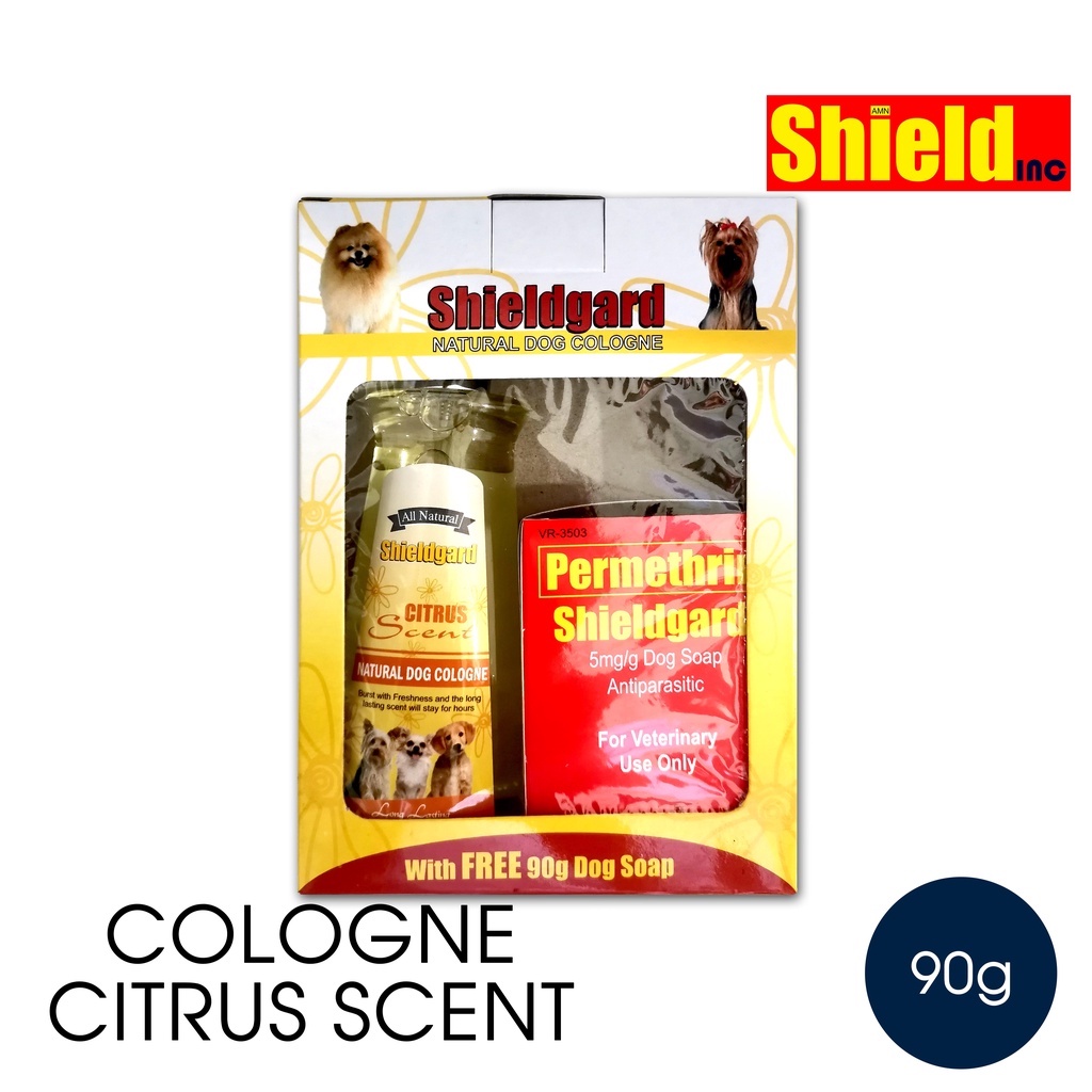 Shieldgard Natural Dog Cologne Citrus Scent with Soap | Shopee Philippines