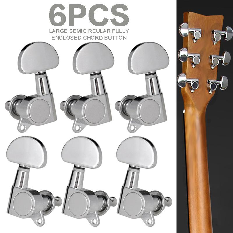 3R 3L Sealed Closed Guitar Tuning Pegs Keys Machine Head Tuners for Acoustic Electric Guitars