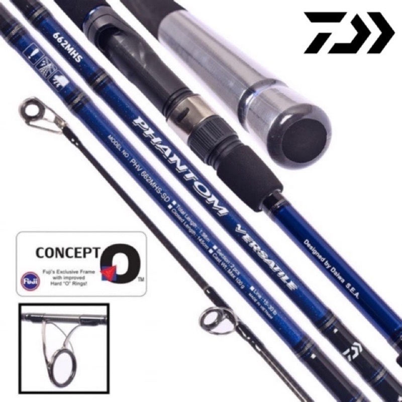 DAIWA PHANTOM VERSATILE Jigging Fishing Rod NEW MODEL | Shopee Philippines