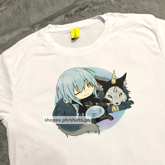 I Am Slime Tensura Rimuru Chibi Wolf Character Anime Shirt Tshirt for ...