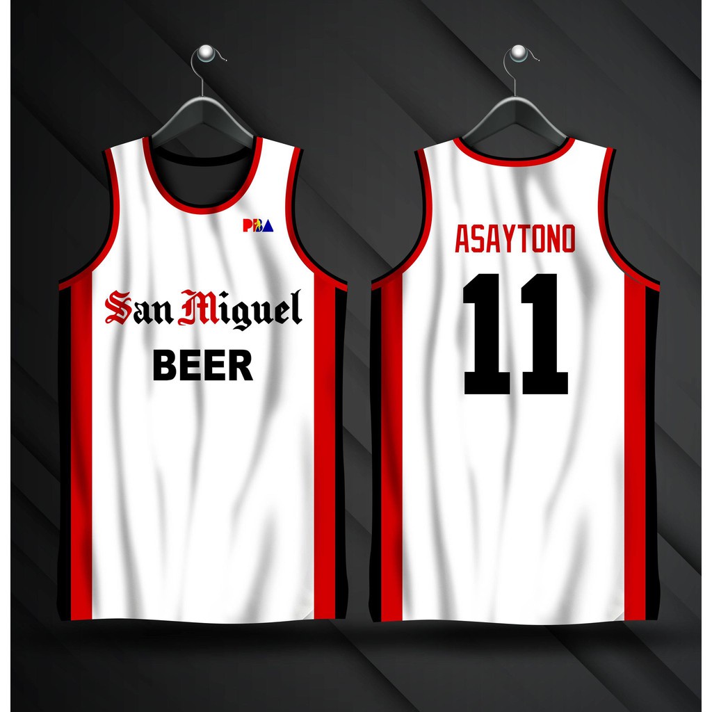 PBA RETRO JERSEY | SAN MIGUEL BEER MEN NELSON ASAYTONO #11 | FULL ...