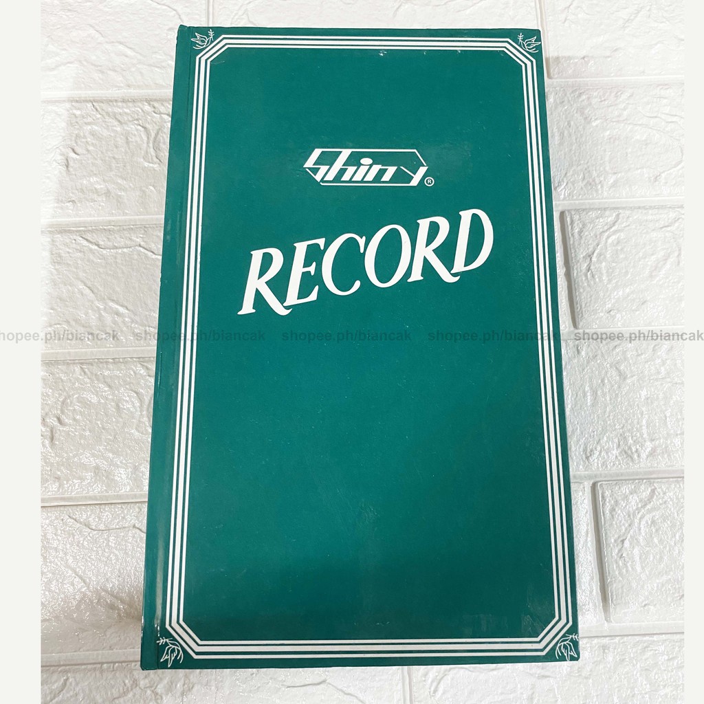RECORD BOOK LOGBOOK SHINY 150 200 300 500 PAGES (SCHOOL / OFFICE