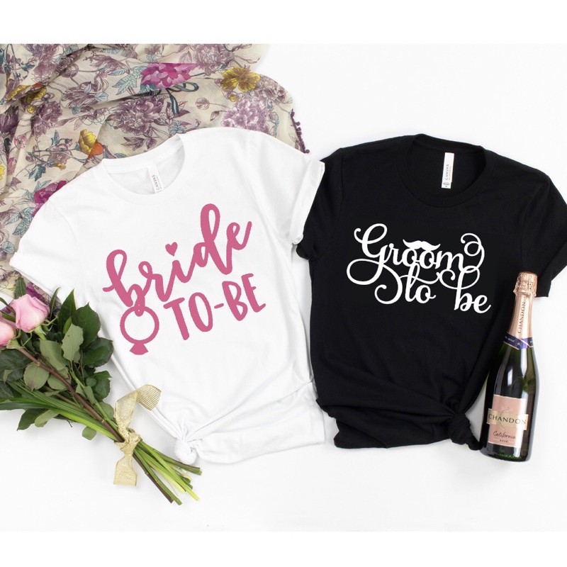 Bride to Be Groom to Be Couple Shirt| Prenup Tshirt|249 each | Shopee ...