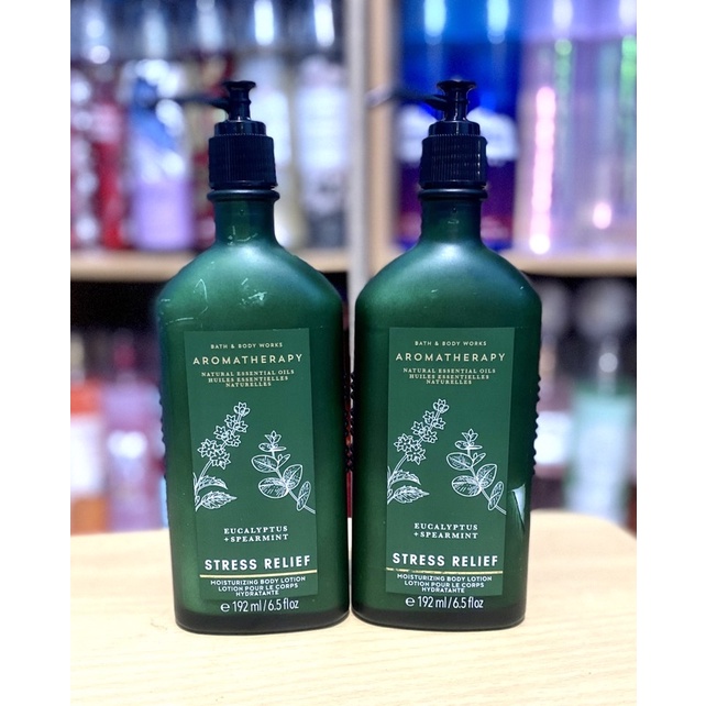 Authentic Aromatherapy Stress Relief Eucalyptus spearmint Lotion with