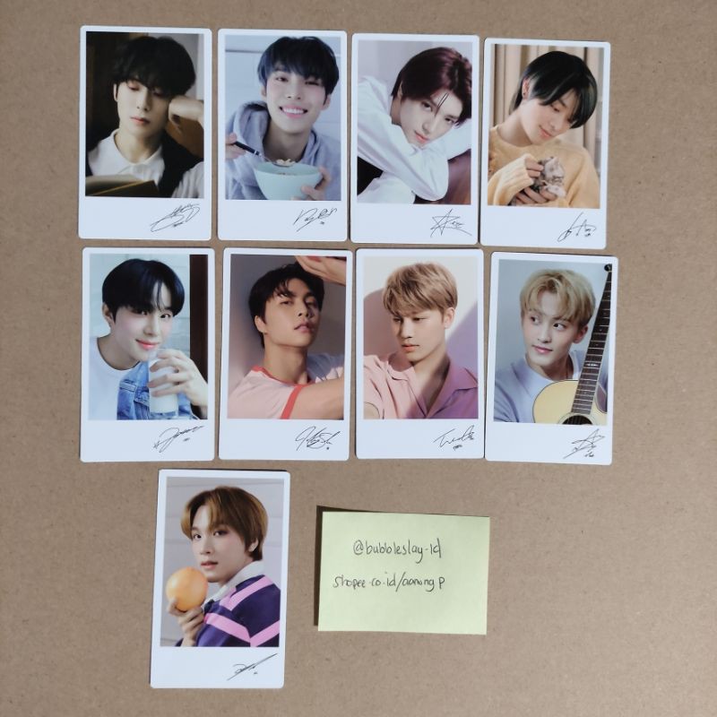 Nct 127 X Nature Republic Natrep Polaroid Photocard Autograph