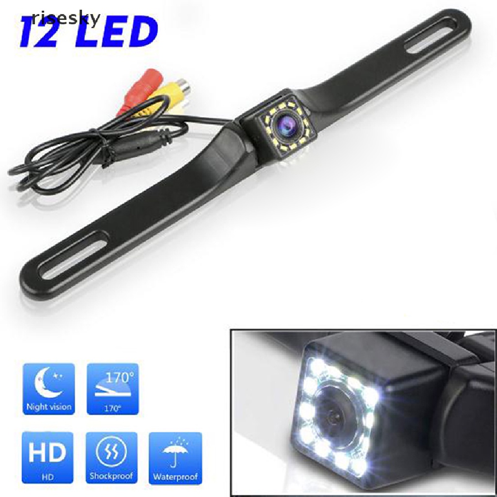 [risesky] Waterproof 170° HD Car RearView Reverse Backup Camera License ...