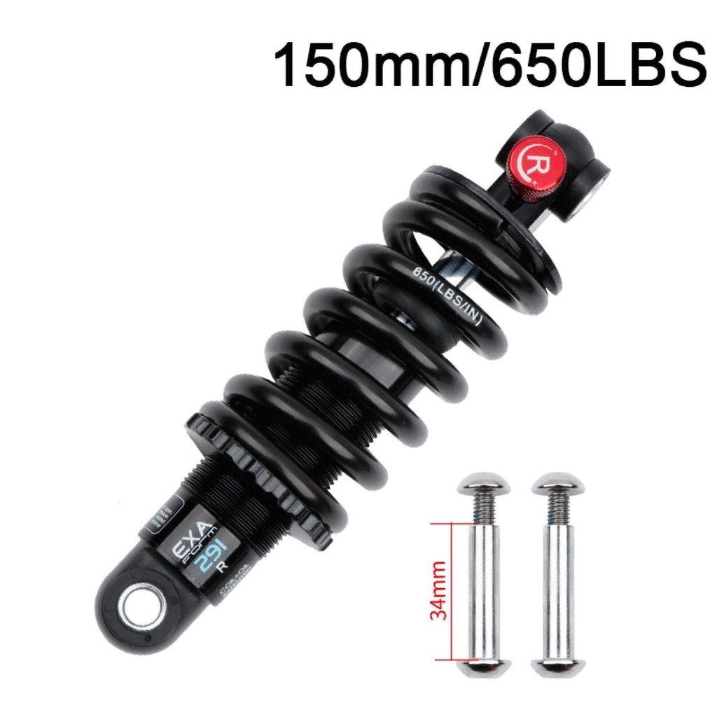 EXA 291R hydraulic spring rear shock absorber Mtb bicycle shock ...