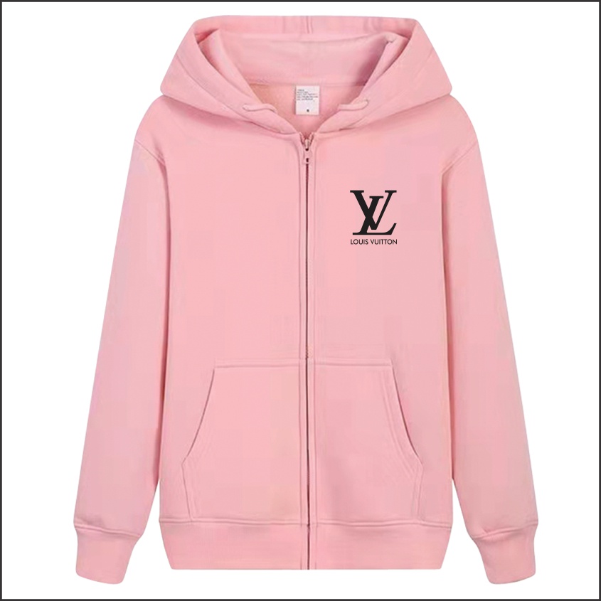 Lv zip sales up hoodie