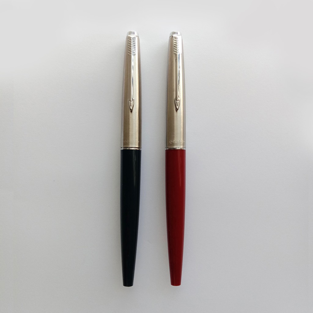 NOS PARKER 45 Fountain Pen — Midnight Blue / Burgundy — Made in UK ...