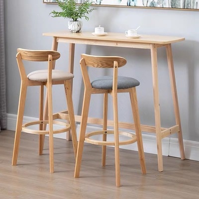 Bar bar chair table dining table coffee table home living room 120cm long table