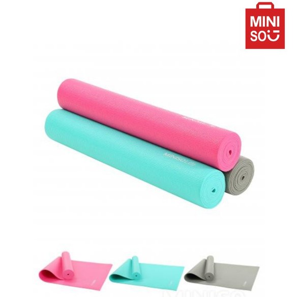 ☑Miniso Comfortable Yoga Mat Doublesided Antiskid Yoga Mat 3mm/5mm/6mm/8mm Sports Yoga Mat
