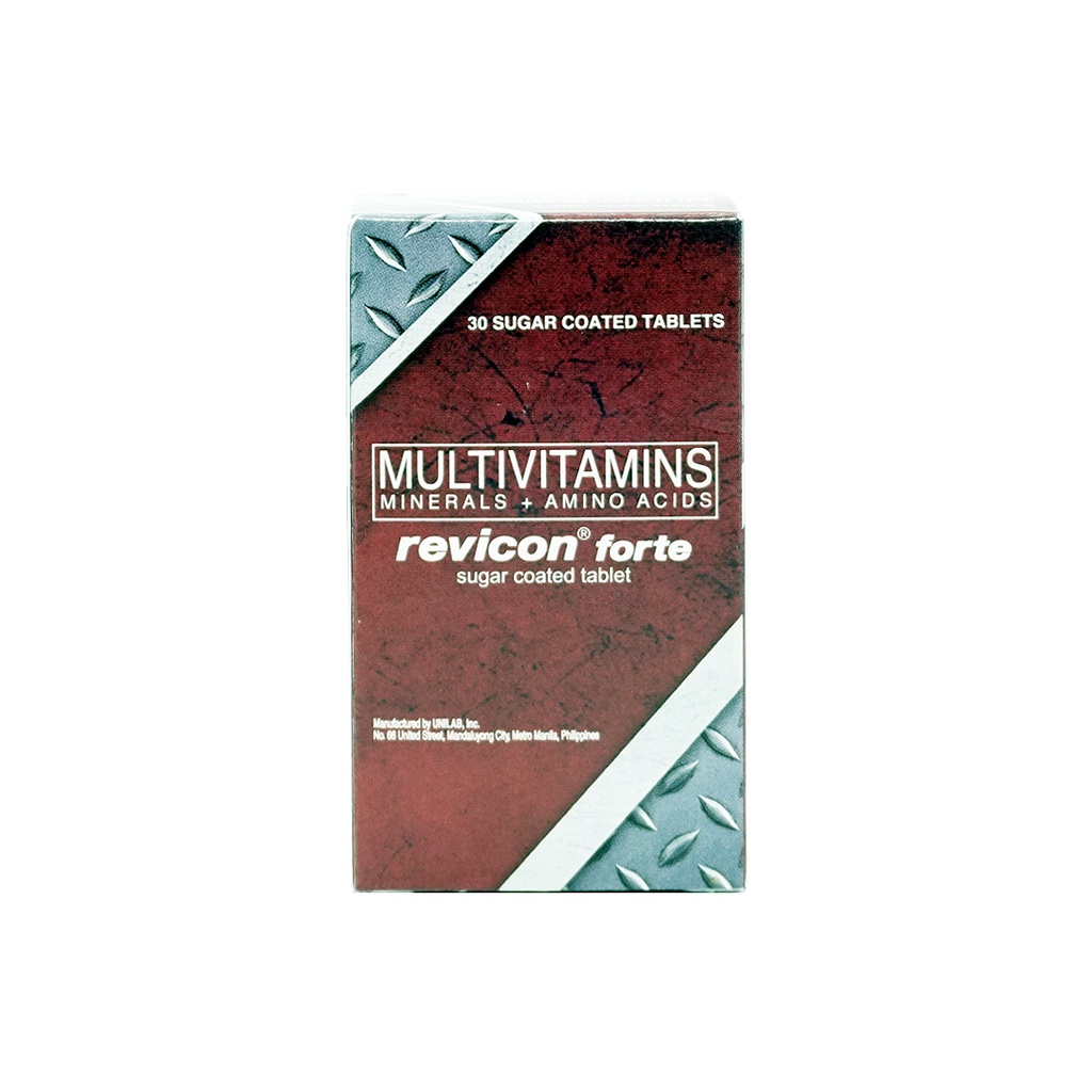 Revicon Forte Multivitamins+Minerals+Amino Acids sugarcoated tablets