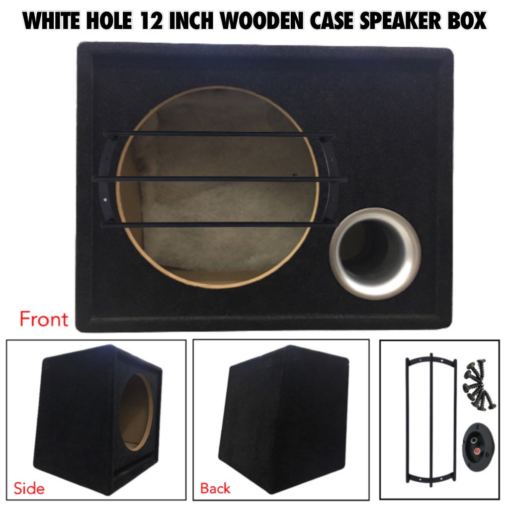 12 inch subwoofer wooden hot sale box