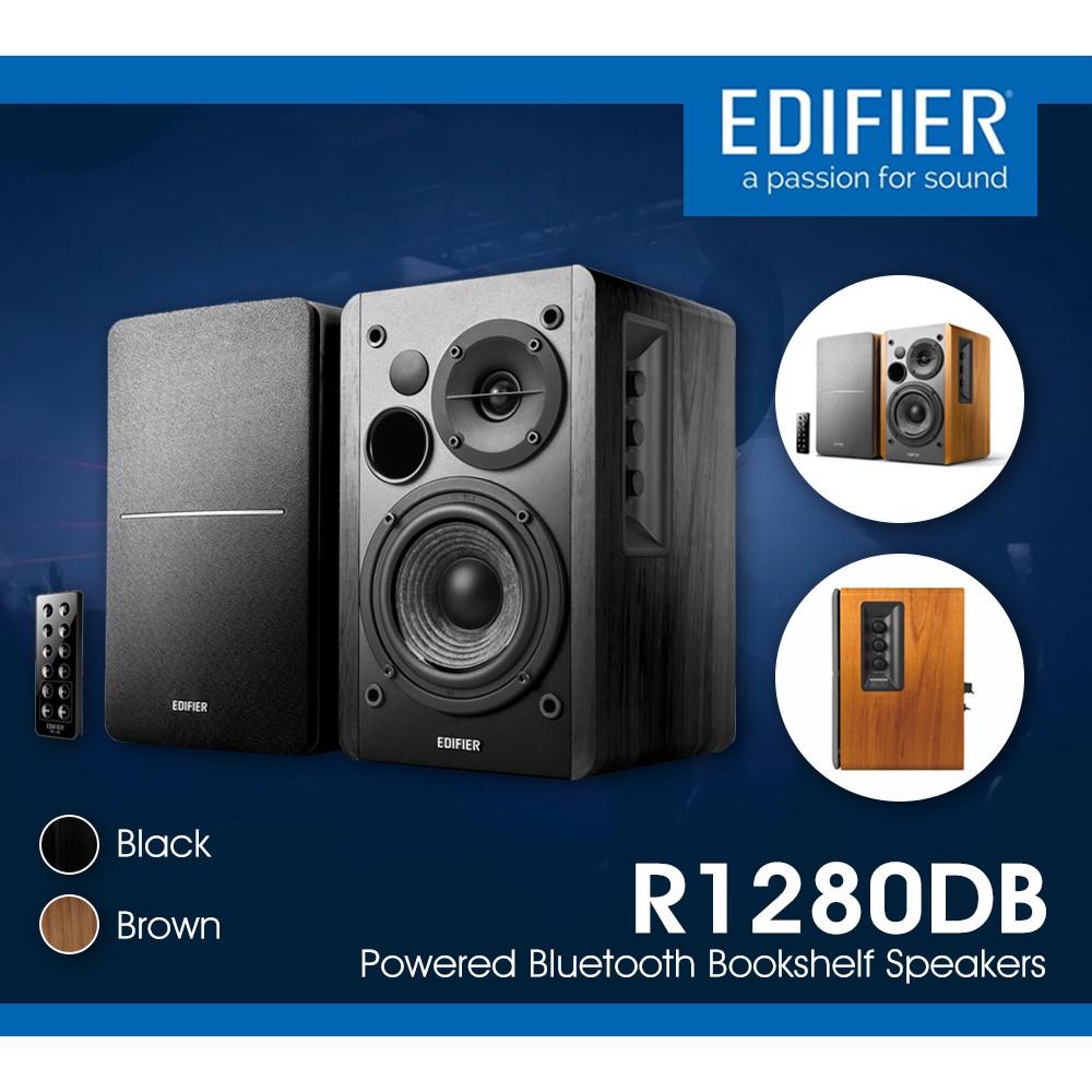 Edifier R1280DB Powered Bluetooth Bookshelf Speakers