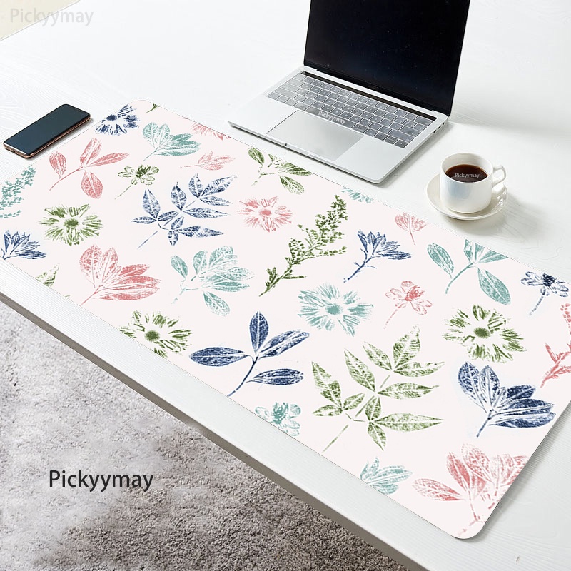 Flower Plant Mouse Pad Watercolor Computer Laptop Keyboard Mouse Mat ...