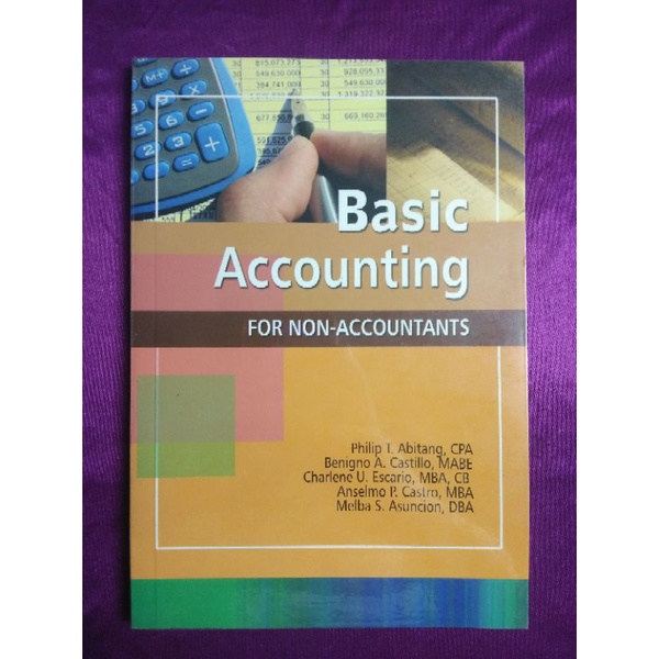 ORIGINAL Basic Accounting for NonAccountants by Abitang, etc