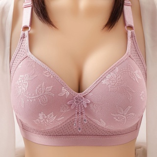 Lace Bra Full Cup Big Size Soft Breathable Bras 36-46 B C Cup