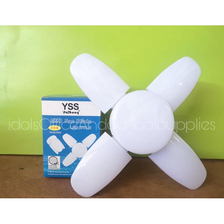 Mini Fan Blade LED Bulb 45w 8806 Shopee Philippines