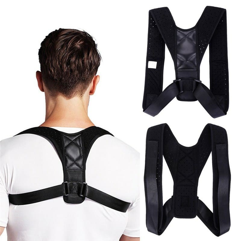 Adjustable Back Shoulder Belt Support Body Brace Back | Shopee Philippines