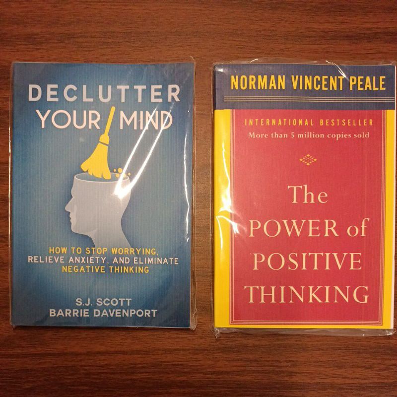 Declutter Your Mind and The Power of Positive Thinking Book Bundle ...