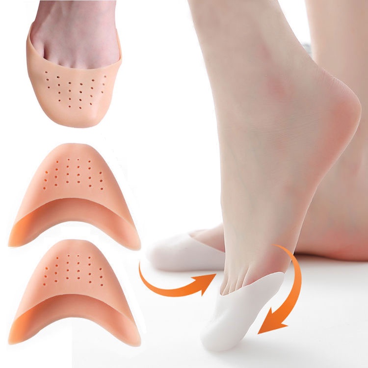 1 Pair Toe Protection Silicone Cover Anti-wear Toe Cover Heel Toe Pain ...