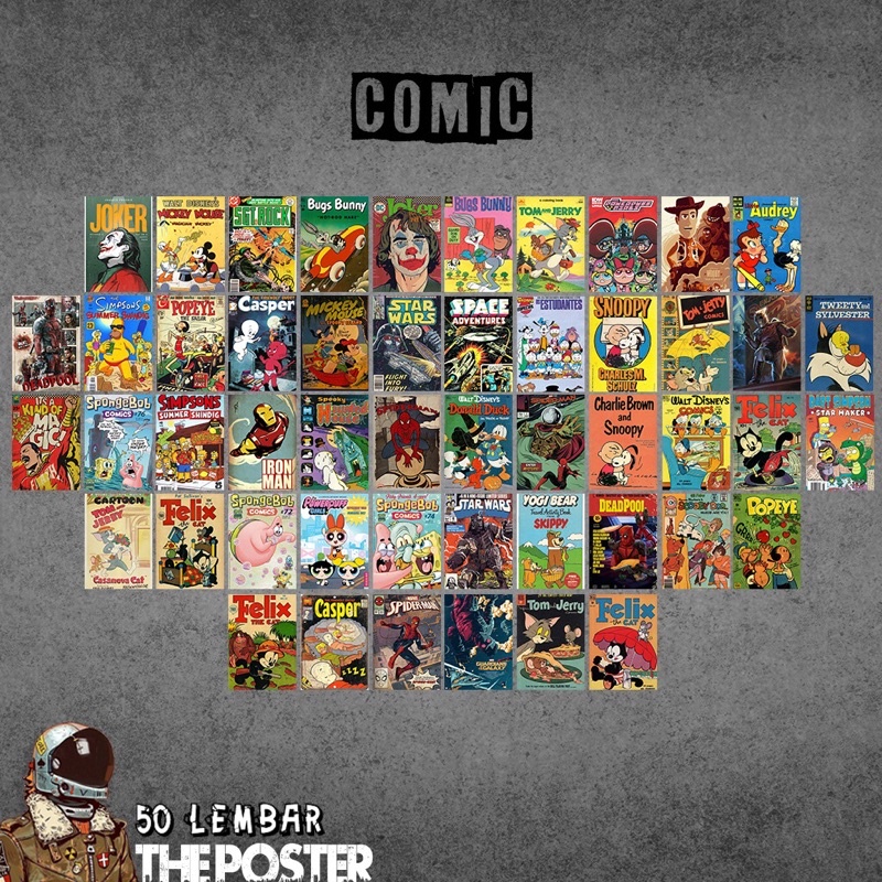 Comic Posters || Wall POSTER || Aesthetic POSTER || Wallposter ...