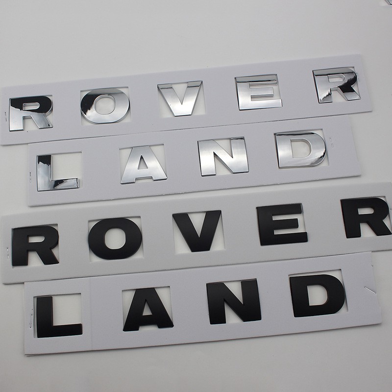 Front hood logo for Land Rover DISCOVERY DEFENDER RANGE ROVER letter ...