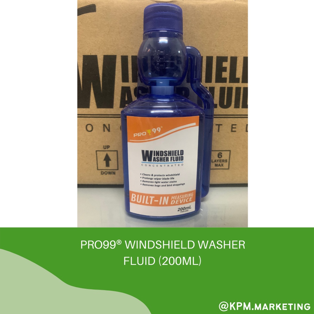 PRO99 WINDSHIELD WASHER FLUID (CONCENTRATED) 200ml PWW2062 Shopee