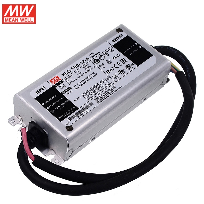 LRS-100-24 MEANWELL 100W 24VDC 4,5A 115/230VAC Gesloten Schakelende Voeding Lrs 100 24