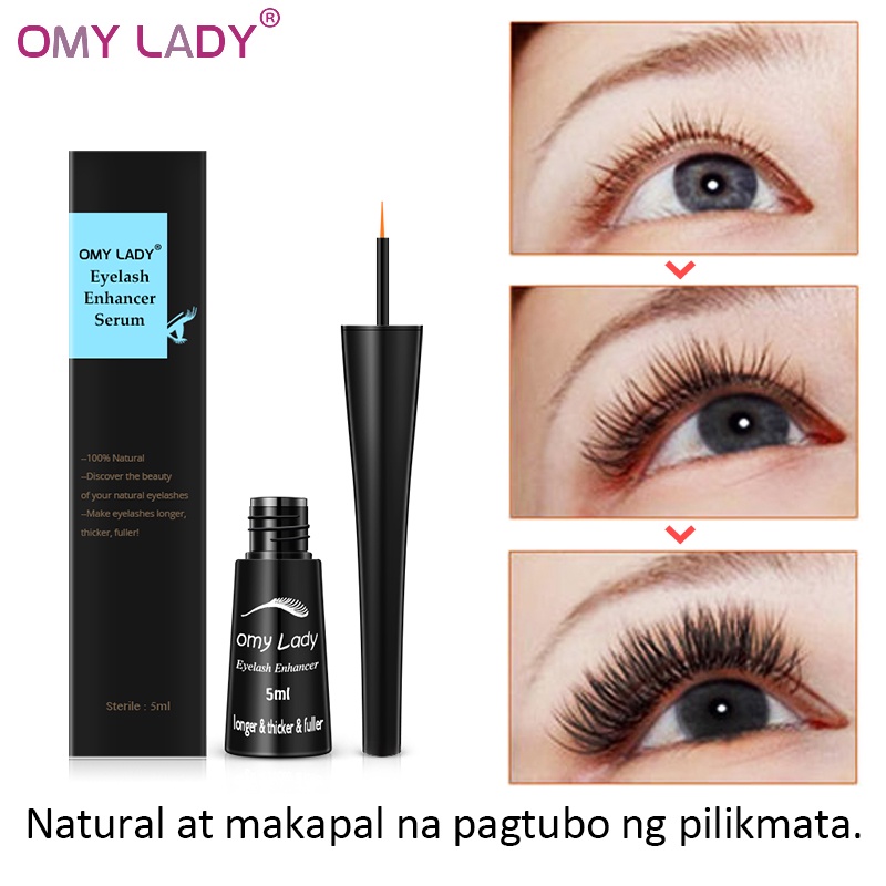 OMY LADY Encryption Natural Growth Eyelash Enhancer Serum 5ml | Shopee ...