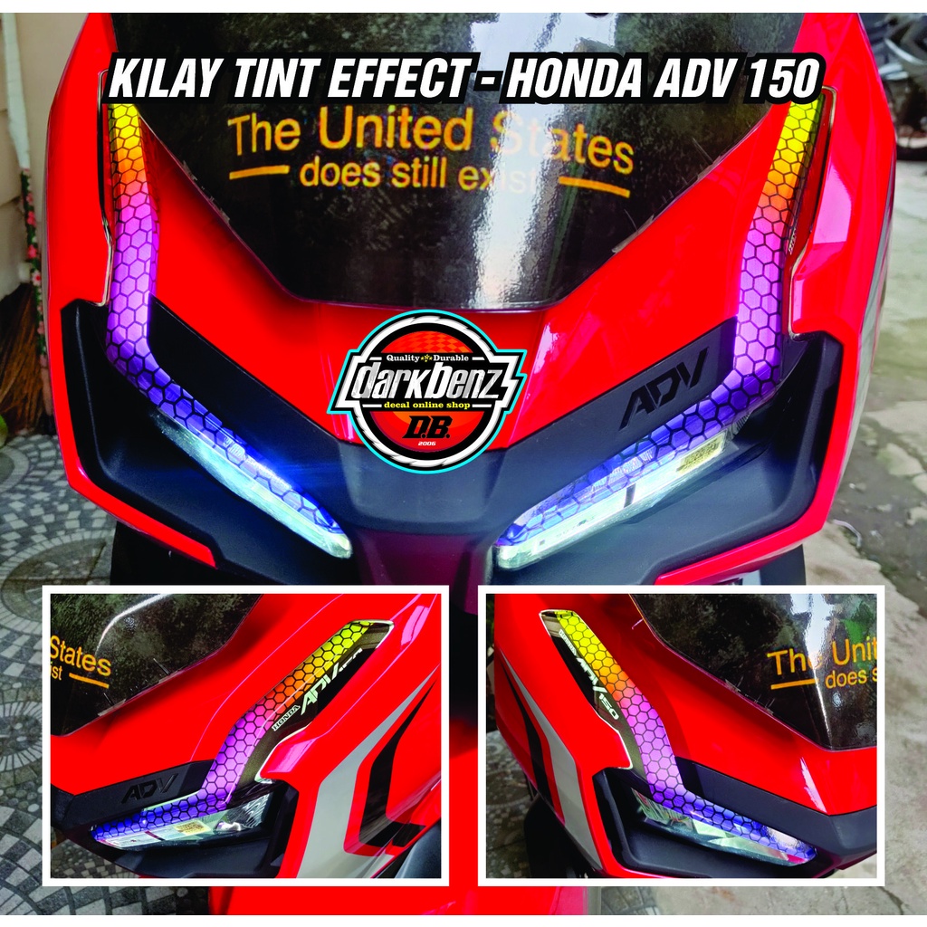 Honda ADV 150 New KILAY Clear Concept Quality Printed Sticker Decals ...