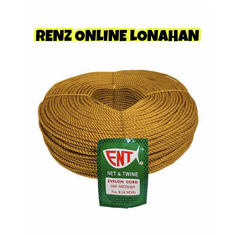 Ent Original Rope #8 4mm Lubid Nylon Rope Polyethylene Rope High ...
