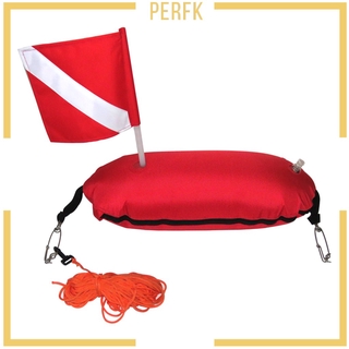 [PERFK] Nylon Spearfishing Buoy Snorkeling Float Dive Flag Rope Line ...